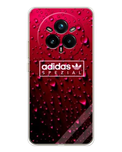 Чехол для Realme 14 Pro Plus с картинкой «Adidas Gold Marble»