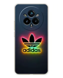 Чехол для Realme 14 Pro Plus с картинкой «Неоновый Adidas»