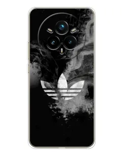 Чехол для Realme 14 Pro Plus с картинкой «Абстрактный дым Adidas»