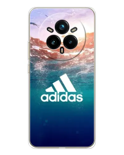 Чехол для Realme 14 Pro Plus с картинкой «Океанская глубина адидас»