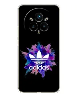 Чехол для Realme 14 Pro Plus с картинкой «Взрыв красок Adidas»