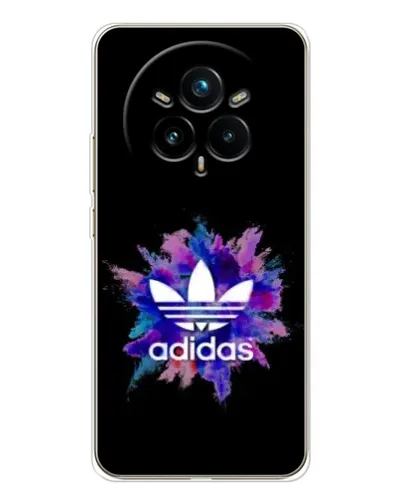 Чехол для Realme 14 Pro Plus с картинкой «Взрыв красок Adidas»
