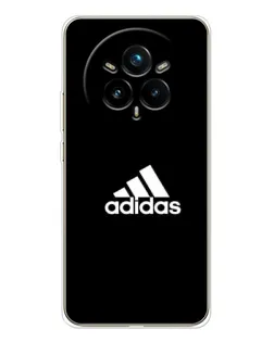 Чехол для Realme 14 Pro Plus с картинкой «Черная классика Adidas»