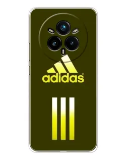 Чехол для Realme 14 Pro Plus с картинкой «Оливковый градиент Adidas»