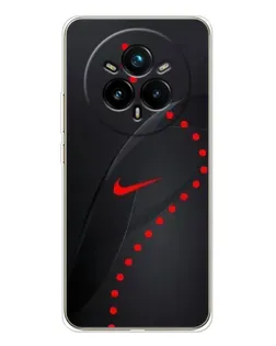 Чехол для Realme 14 Pro Plus с картинкой «Абстрактный дизайн Nike»
