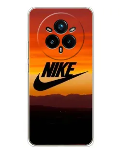 Чехол для Realme 14 Pro Plus с картинкой «Nike — вечерний горизонт»