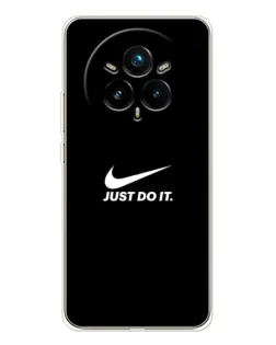 Чехол для Realme 14 Pro Plus с картинкой «Минимализм от Nike»