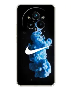Чехол для Realme 14 Pro Plus с картинкой «Nike и синий дым»