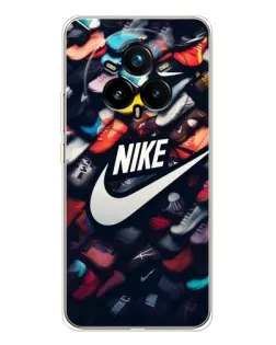 Чехол для Realme 14 Pro Plus с картинкой «Коллекция кроссовок Nike»