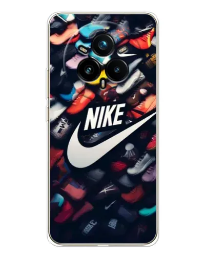 Чехол для Realme 14 Pro Plus с картинкой «Коллекция кроссовок Nike» Чехол для Realme 14 Pro Plus с картинкой «Коллекция кроссовок Nike»