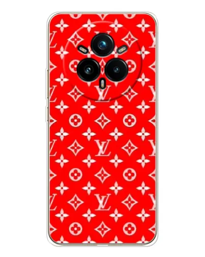 Чехол для Realme 14 Pro Plus с картинкой «Яркий паттерн LV» Чехол для Realme 14 Pro Plus с картинкой «Яркий паттерн LV»