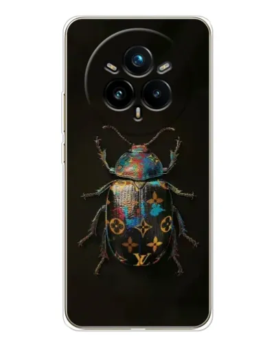 Чехол для Realme 14 Pro Plus с картинкой «LV — мраморный принт» Чехол для Realme 14 Pro Plus с картинкой «LV — мраморный принт»