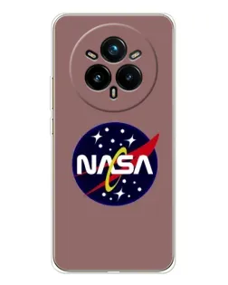 Чехол для Realme 14 Pro Plus с картинкой «NASA — ретро космос»