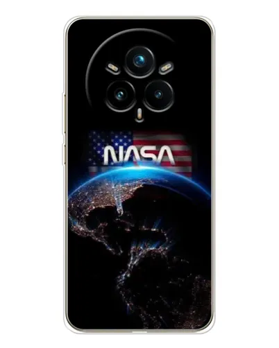 Чехол для Realme 14 Pro Plus с картинкой «Земля из космоса NASA»