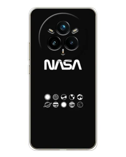 Чехол для Realme 14 Pro Plus с картинкой «NASA — технический принт»