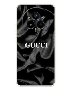 Чохол для Realme 14 Pro Plus з картинкою «Gucci — шовкові хвилі» Чохол для Realme 14 Pro Plus з картинкою «Gucci — шовкові хвилі»