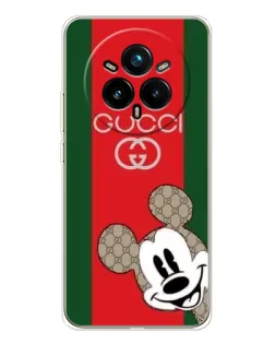 Чохол для Realme 14 Pro Plus з картинкою «Gucci — смуги та Міккі»
