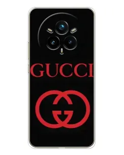 Чохол для Realme 14 Pro Plus з картинкою «Gucci — червоний логотип»