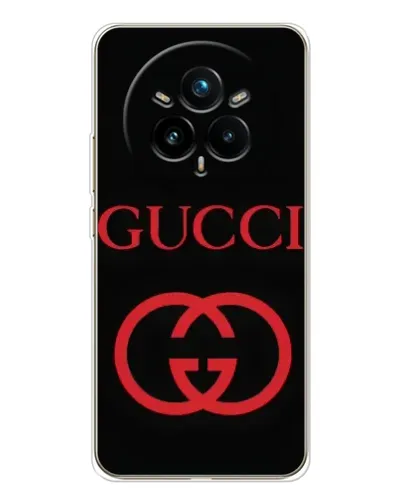Чохол для Realme 14 Pro Plus з картинкою «Gucci — червоний логотип»