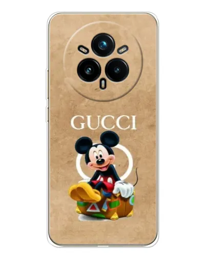 Чохол для Realme 14 Pro Plus з картинкою «Міккі Маус Gucci — крафт»