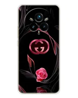 Чохол для Realme 14 Pro Plus з картинкою «Gucci — неонова троянда»