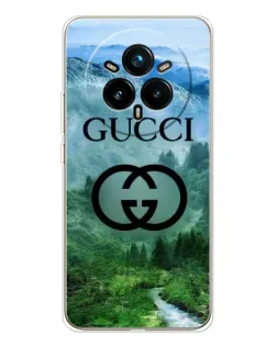 Чохол для Realme 14 Pro Plus з картинкою «Gucci — гірський пейзаж»