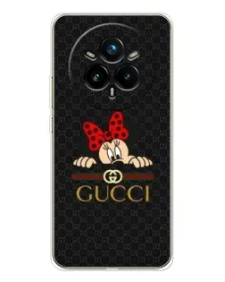 Чохол для Realme 14 Pro Plus з картинкою «Мінні Маус Gucci — чорний»