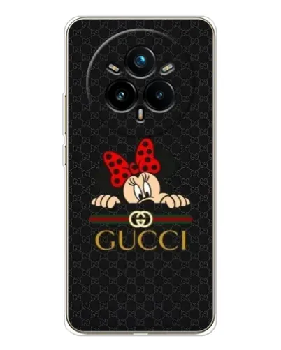 Чохол для Realme 14 Pro Plus з картинкою «Мінні Маус Gucci — чорний»