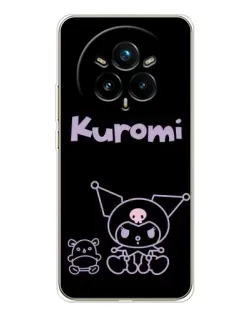 Чохол для Realme 14 Pro Plus з картинкою «Kuromi — чорний мінімалізм» Чохол для Realme 14 Pro Plus з картинкою «Kuromi — чорний мінімалізм»