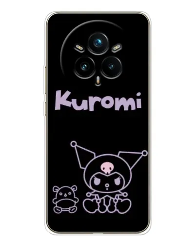 Чохол для Realme 14 Pro Plus з картинкою «Kuromi — чорний мінімалізм» Чохол для Realme 14 Pro Plus з картинкою «Kuromi — чорний мінімалізм»