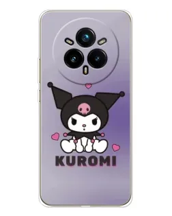 Чохол для Realme 14 Pro Plus з картинкою «Kuromi — фіолетовий арт»