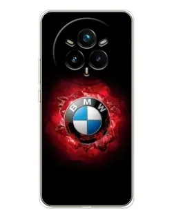 Чехол для Realme 14 Pro Plus с картинкой «Логотип BMW — вспышка»