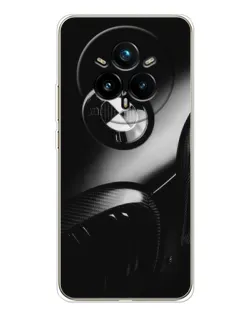 Чехол для Realme 14 Pro Plus с картинкой «Эмблема BMW — макро»