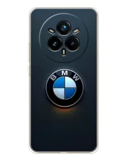 Чехол для Realme 14 Pro Plus с картинкой «Логотип BMW — минимализм»