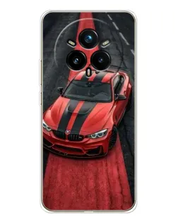 Чехол для Realme 14 Pro Plus с картинкой «BMW на красной дорожке»