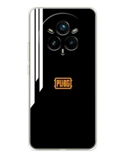 Чехол для Realme 14 Pro Plus с картинкой «PUBG — вертикальные линии»