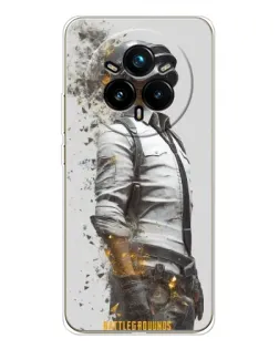 Чехол для Realme 14 Pro Plus с картинкой «PUBG — боец в пыли»