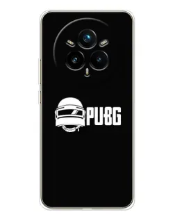 Чехол для Realme 14 Pro Plus с картинкой «PUBG — классический лого»