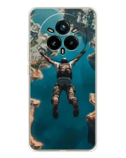 Чехол для Realme 14 Pro Plus с картинкой «PUBG — свободное падение»