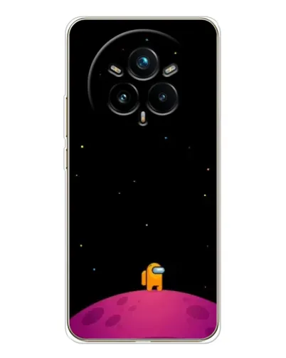 Чехол для Realme 14 Pro Plus с картинкой «Одинокий герой на планете»