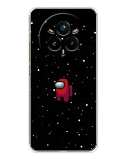 Чехол для Realme 14 Pro Plus с картинкой «Красный Among Us»