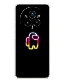 Чехол для Realme 14 Pro Plus с картинкой «Among Us градиент»