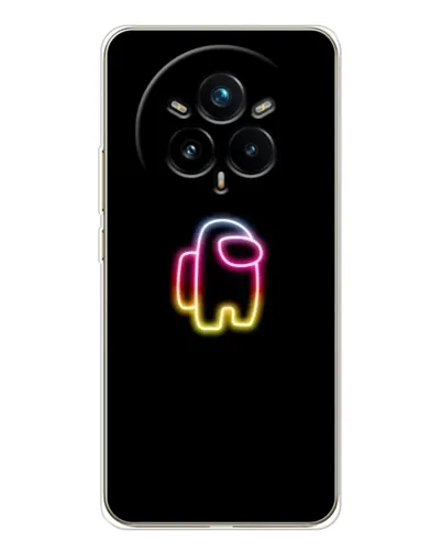 Чехол для Realme 14 Pro Plus с картинкой «Among Us градиент»
