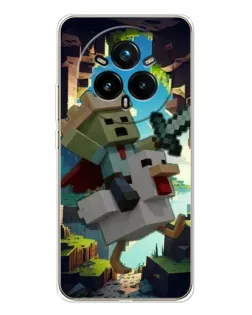 Чехол для Realme 14 Pro Plus с картинкой «Стив и гусь»