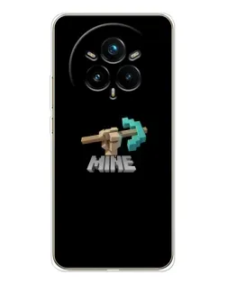 Чехол для Realme 14 Pro Plus с картинкой «Алмазная кирка»