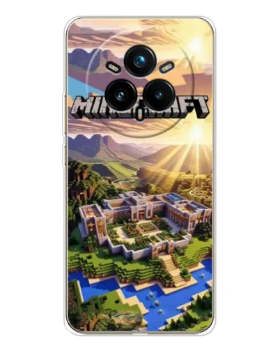 Чехол для Realme 14 Pro Plus с картинкой «Minecraft панорама» Чехол для Realme 14 Pro Plus с картинкой «Minecraft панорама»