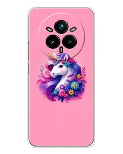 Чехол для Realme 14 Pro Plus с картинкой «Сказочный единорог»