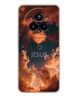 Чохол для Realme 14 Pro Plus з картинкою «Сяйво Імені Jesus»