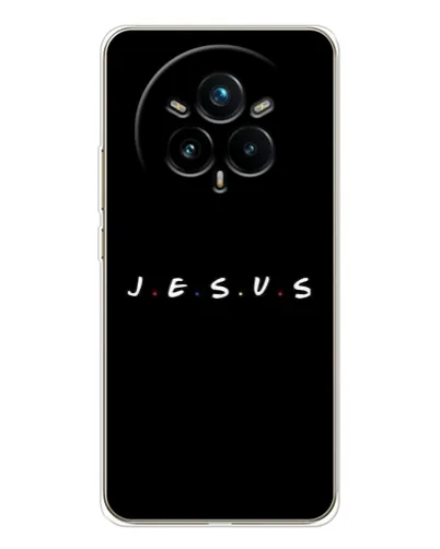 Чехол для Realme 14 Pro Plus с картинкой «Точки веры J.E.S.U.S.»