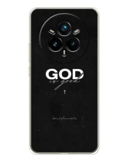 Чехол для Realme 14 Pro Plus с картинкой «GOD — Бог над всем»